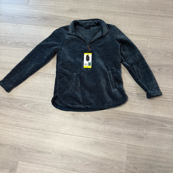 32 Degree Heat Cozy Black Quarter-Zip Pullover - Picture 1 of 10